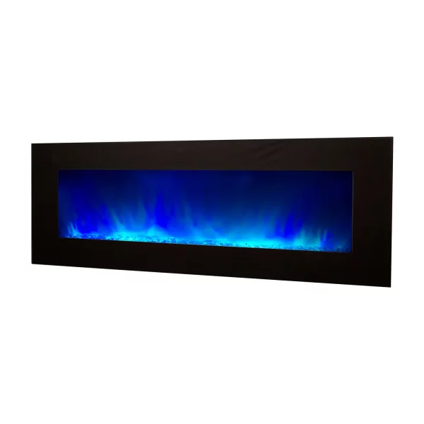 cheminee electrique murale volcano 5xl bleu