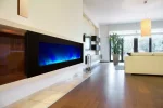 Wall-mounted electric fireplace 5XL