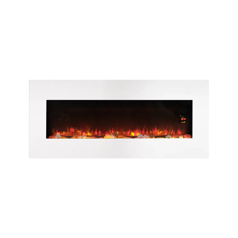 Electric fireplace White Loft XXL red yellow