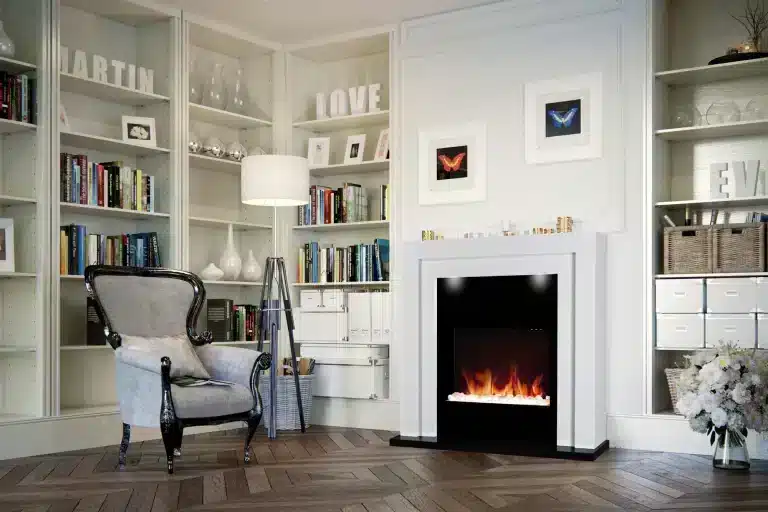 Hampton free-standing electric fireplace