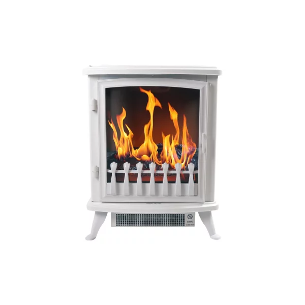 Caminetto elettrico mobile Fire Glass