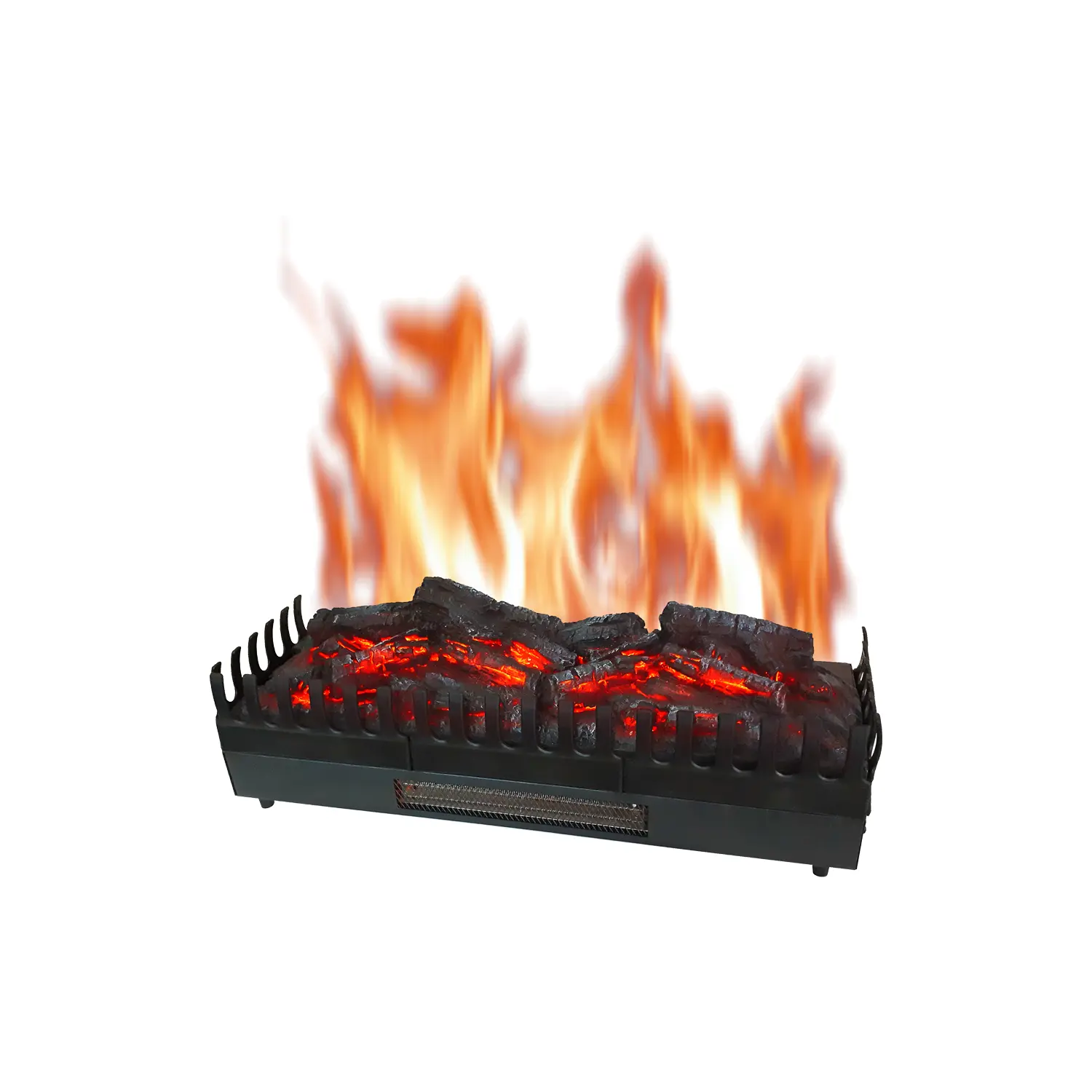 Foyer à buches avec effet flammes XL