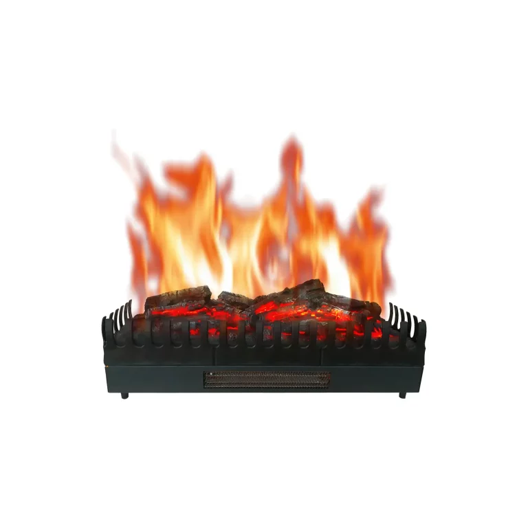 Mobile electric fireplace Log fireplace XL