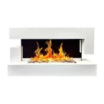 Quartz electric fireplace